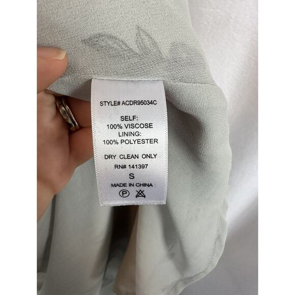 Astr The Label Hadley Maxi Wrap Dress Short Sleeve Floral Lined Size Womens SM - Picture 7 of 10